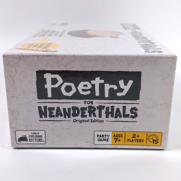 Poetry For Neanderthals a Word Game by Exploding Kittens Ages 7+ New Sealed - Picture 3 of 4